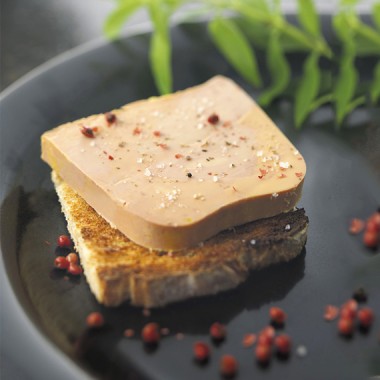 Foie Gras de Canard Entier mi-cuit Nature de la Maison Rougié en terrine de 500 gr